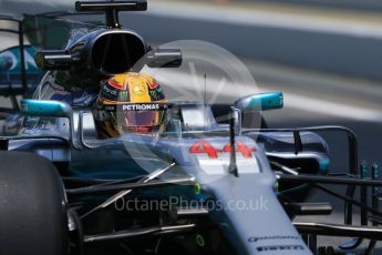 World © Octane Photographic Ltd. Formula 1 - Spanish Grand Prix Practice 2. Lewis Hamilton - Mercedes AMG Petronas F1 W08 EQ Energy+. Circuit de Barcelona - Catalunya, Spain. Friday 12th May 2017. Digital Ref: 1812CB7D4901