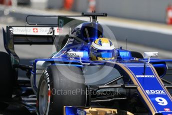 World © Octane Photographic Ltd. Formula 1 - Spanish Grand Prix Practice 2. Marcus Ericsson – Sauber F1 Team C36. Circuit de Barcelona - Catalunya, Spain. Friday 12th May 2017. Digital Ref: 1812CB7D4987