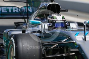 World © Octane Photographic Ltd. Formula 1 - Spanish Grand Prix Practice 2. Valtteri Bottas - Mercedes AMG Petronas F1 W08 EQ Energy+. Circuit de Barcelona - Catalunya, Spain. Friday 12th May 2017. Digital Ref: 1812CB7D4999