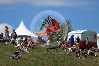 World © Octane Photographic Ltd. Formula 1 - Spanish Grand Prix Practice 2. Scuderia Ferrari fans. Circuit de Barcelona - Catalunya, Spain. Friday 12th May 2017. Digital Ref: 1812LB1D9707