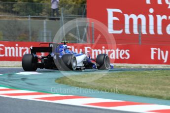 World © Octane Photographic Ltd. Formula 1 - Spanish Grand Prix Practice 2. Pascal Wehrlein – Sauber F1 Team C36. Circuit de Barcelona - Catalunya, Spain. Friday 12th May 2017. Digital Ref: 1812LB1D9762