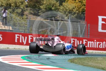 World © Octane Photographic Ltd. Formula 1 - Spanish Grand Prix Practice 2. Sergio Perez - Sahara Force India VJM10. Circuit de Barcelona - Catalunya, Spain. Friday 12th May 2017. Digital Ref: 1812LB1D9767