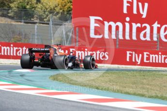 World © Octane Photographic Ltd. Formula 1 - Spanish Grand Prix Practice 2. Fernando Alonso - McLaren Honda MCL32. Circuit de Barcelona - Catalunya, Spain. Friday 12th May 2017. Digital Ref: 1812LB1D9779