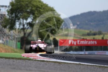 World © Octane Photographic Ltd. Formula 1 - Spanish Grand Prix Practice 2. Esteban Ocon - Sahara Force India VJM10. Circuit de Barcelona - Catalunya, Spain. Friday 12th May 2017. Digital Ref: 1812LB1D9944