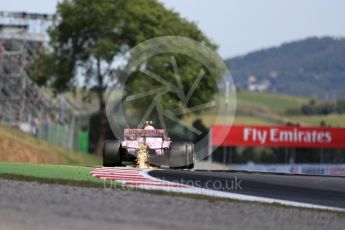 World © Octane Photographic Ltd. Formula 1 - Spanish Grand Prix Practice 2. Esteban Ocon - Sahara Force India VJM10. Circuit de Barcelona - Catalunya, Spain. Friday 12th May 2017. Digital Ref: 1812LB1D9945