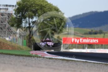World © Octane Photographic Ltd. Formula 1 - Spanish Grand Prix Practice 2. Esteban Ocon - Sahara Force India VJM10. Circuit de Barcelona - Catalunya, Spain. Friday 12th May 2017. Digital Ref: 1812LB1D9971
