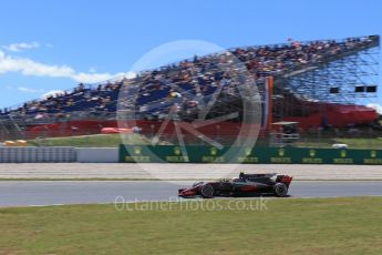 World © Octane Photographic Ltd. Formula 1 - Spanish Grand Prix Practice 2. Kevin Magnussen - Haas F1 Team VF-17. Circuit de Barcelona - Catalunya, Spain. Friday 12th May 2017. Digital Ref: 1812LB2D7738