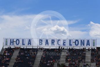 World © Octane Photographic Ltd. Formula 1 - Spanish Grand Prix Practice 2. Hola Barcelona. Circuit de Barcelona - Catalunya, Spain. Friday 12th May 2017. Digital Ref: 1812LB2D7759