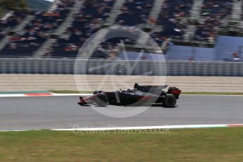 World © Octane Photographic Ltd. Formula 1 - Spanish Grand Prix Practice 2. Romain Grosjean - Haas F1 Team VF-17. Circuit de Barcelona - Catalunya, Spain. Friday 12th May 2017. Digital Ref: 1812LB2D7916