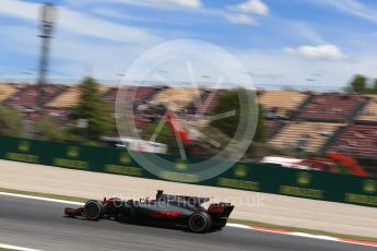 World © Octane Photographic Ltd. Formula 1 - Spanish Grand Prix Practice 2. Romain Grosjean - Haas F1 Team VF-17. Circuit de Barcelona - Catalunya, Spain. Friday 12th May 2017. Digital Ref: 1812LB2D7967