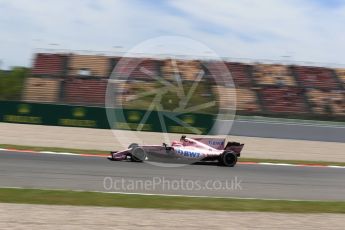 World © Octane Photographic Ltd. Formula 1 - Spanish Grand Prix Practice 2. Esteban Ocon - Sahara Force India VJM10. Circuit de Barcelona - Catalunya, Spain. Friday 12th May 2017. Digital Ref: 1812LB2D7983