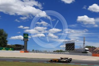 World © Octane Photographic Ltd. Formula 1 - Spanish Grand Prix Practice 2. Jolyon Palmer - Renault Sport F1 Team R.S.17. Circuit de Barcelona - Catalunya, Spain. Friday 12th May 2017. Digital Ref: 1812LB2D8015