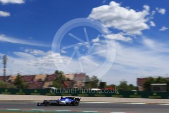 World © Octane Photographic Ltd. Formula 1 - Spanish Grand Prix Practice 2. Marcus Ericsson – Sauber F1 Team C36. Circuit de Barcelona - Catalunya, Spain. Friday 12th May 2017. Digital Ref: 1812LB2D8021