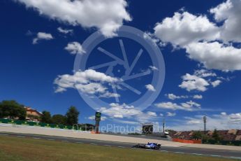 World © Octane Photographic Ltd. Formula 1 - Spanish Grand Prix - Practice 2. Pascal Wehrlein – Sauber F1 Team C36. Circuit de Barcelona - Catalunya. Friday 12th May 2017. Digital Ref: 1812LB2D8087