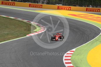 World © Octane Photographic Ltd. Formula 1 - Spanish Grand Prix Race. Sebastian Vettel - Scuderia Ferrari SF70H. Circuit de Barcelona - Catalunya, Spain. Sunday 14th May 2017. Digital Ref:1825LB1D4020