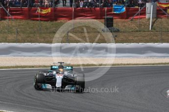 World © Octane Photographic Ltd. Formula 1 - Spanish Grand Prix Race. Lewis Hamilton - Mercedes AMG Petronas F1 W08 EQ Energy+. Circuit de Barcelona - Catalunya, Spain. Sunday 14th May 2017. Digital Ref:1825LB1D4118