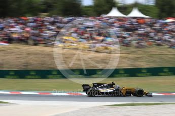 World © Octane Photographic Ltd. Formula 1 - Spanish Grand Prix Race. Jolyon Palmer - Renault Sport F1 Team R.S.17. Circuit de Barcelona - Catalunya, Spain. Sunday 14th May 2017. Digital Ref:1825LB1D4215