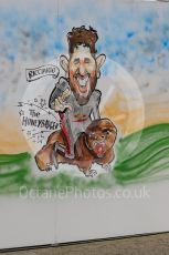 World © Octane Photographic Ltd. Formula 1 - Spanish Grand Prix Race. Daniel Ricciardo cartoon - Red Bull Racing RB13. Circuit de Barcelona - Catalunya, Spain. Sunday 14th May 2017. Digital Ref:1825LB1D4406