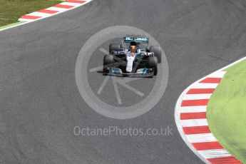 World © Octane Photographic Ltd. Formula 1 - Spanish Grand Prix Race. Lewis Hamilton - Mercedes AMG Petronas F1 W08 EQ Energy+. Circuit de Barcelona - Catalunya, Spain. Sunday 14th May 2017. Digital Ref:1825LB2D8861