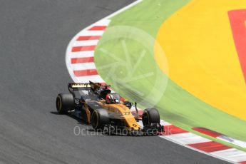 World © Octane Photographic Ltd. Formula 1 - Spanish Grand Prix Race. Nico Hulkenberg - Renault Sport F1 Team R.S.17. Circuit de Barcelona - Catalunya, Spain. Sunday 14th May 2017. Digital Ref:1825LB2D9004