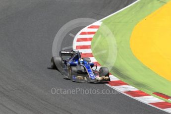 World © Octane Photographic Ltd. Formula 1 - Spanish Grand Prix Race. Marcus Ericsson – Sauber F1 Team C36. Circuit de Barcelona - Catalunya, Spain. Sunday 14th May 2017. Digital Ref:1825LB2D9025