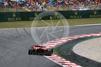 World © Octane Photographic Ltd. Formula 1 - Spanish Grand Prix Race. Sebastian Vettel - Scuderia Ferrari SF70H. Circuit de Barcelona - Catalunya, Spain. Sunday 14th May 2017. Digital Ref:1825LB2D9227