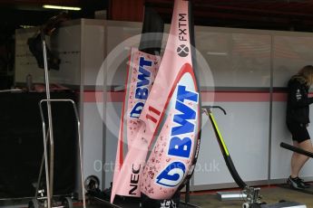 World © Octane Photographic Ltd. Formula 1 - Spanish Grand Prix. Sergio Perez - Sahara Force India VJM10. Circuit de Barcelona - Catalunya. Thursday 11th May 2017. Digital Ref: 1805CB1L7394