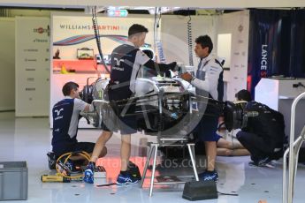 World © Octane Photographic Ltd. Formula 1 - Spanish Grand Prix. Lance Stroll - Williams Martini Racing FW40. Circuit de Barcelona - Catalunya. Thursday 11th May 2017. Digital Ref: 1805CB1L7396