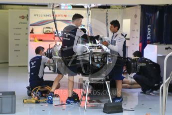 World © Octane Photographic Ltd. Formula 1 - Spanish Grand Prix. Lance Stroll - Williams Martini Racing FW40. Circuit de Barcelona - Catalunya. Thursday 11th May 2017. Digital Ref: 1805CB1L7396