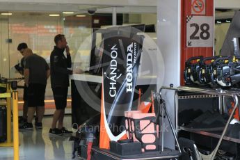 World © Octane Photographic Ltd. Formula 1 - Spanish Grand Prix. McLaren Honda MCL32. Circuit de Barcelona - Catalunya. Thursday 11th May 2017. Digital Ref: 1805CB1L7407