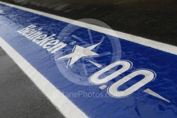 World © Octane Photographic Ltd. Formula 1 - Spanish Grand Prix. Heineken 0.0 logos in the pitlane. Circuit de Barcelona - Catalunya, Spain. Thursday 11th May 2017. Digital Ref:1805CB1L7410