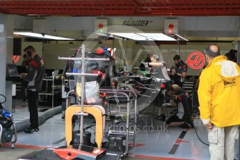 World © Octane Photographic Ltd. Formula 1 - Spanish Grand Prix. Kevin Magnussen - Haas F1 Team VF-17. Circuit de Barcelona - Catalunya, Spain. Thursday 11th May 2017. Digital Ref:1805CB1L7412