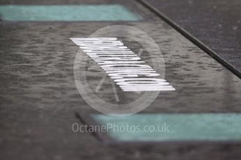 World © Octane Photographic Ltd. Formula 1 - Spanish Grand Prix. Red Bull Racing in the rain. Circuit de Barcelona - Catalunya, Spain. Thursday 11th May 2017. Digital Ref: 1805CB7D3408