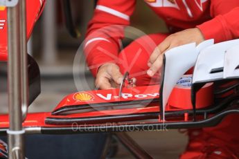 World © Octane Photographic Ltd. Formula 1 - Spanish Grand Prix. Scuderia Ferrari SF70H. Circuit de Barcelona - Catalunya, Spain. Thursday 11th May 2017. Digital Ref:1805CB7D3452