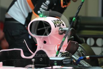 World © Octane Photographic Ltd. Formula 1 - Spanish Grand Prix. Sahara Force India VJM10. Circuit de Barcelona - Catalunya, Spain. Thursday 11th May 2017. Digital Ref:1805CB7D3477