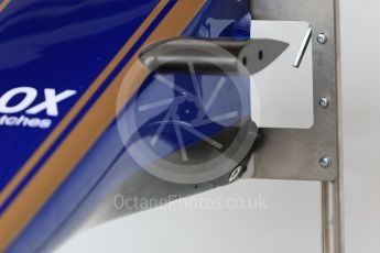 World © Octane Photographic Ltd. Formula 1 - Spanish Grand Prix. Sauber F1 Team C36 nose detail. Circuit de Barcelona - Catalunya, Spain. Thursday 11th May 2017. Digital Ref:1805CB7D3527