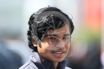 World © Octane Photographic Ltd. Formula 1 - Spanish Grand Prix. Arjun Maini - Sahara Force India Development Driver. Circuit de Barcelona - Catalunya, Spain. Thursday 11th May 2017. Digital Ref: 1805CB7D3691