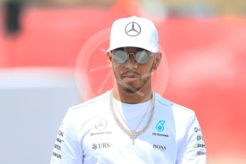 World © Octane Photographic Ltd. Formula 1 - Spanish Grand Prix. Lewis Hamilton - Mercedes AMG Petronas F1 W08 EQ Energy+. Circuit de Barcelona - Catalunya. Thursday 11th May 2017. Digital Ref: 1805CB7D3737