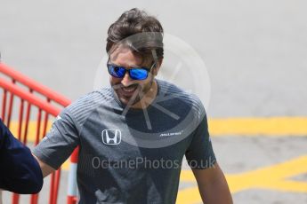 World © Octane Photographic Ltd. Formula 1 - Spanish Grand Prix. Fernando Alonso - McLaren Honda MCL32. Circuit de Barcelona - Catalunya, Spain. Thursday 11th May 2017. Digital Ref: 1805CB7D3814