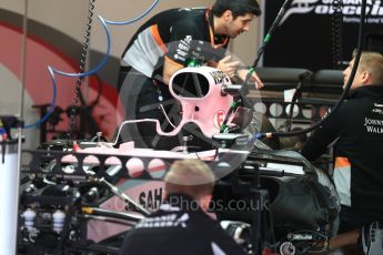 World © Octane Photographic Ltd. Formula 1 - Spanish Grand Prix. Sahara Force India VJM10. Circuit de Barcelona - Catalunya, Spain. Thursday 11th May 2017. Digital Ref: 1805LB1D8268