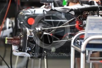 World © Octane Photographic Ltd. Formula 1 - Spanish Grand Prix. Haas F1 Team VF-17. Circuit de Barcelona - Catalunya, Spain. Thursday 11th May 2017. Digital Ref: 1805LB1D8362