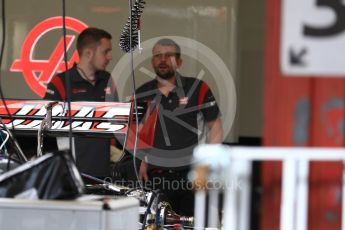 World © Octane Photographic Ltd. Formula 1 - Spanish Grand Prix. Haas F1 Team VF-17. Circuit de Barcelona - Catalunya, Spain. Thursday 11th May 2017. Digital Ref: 1805LB1D8367