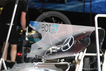 World © Octane Photographic Ltd. Formula 1 - Spanish Grand Prix. Valtteri Bottas - Mercedes AMG Petronas F1 W08 EQ Energy+ new covers. Circuit de Barcelona - Catalunya. Thursday 11th May 2017. Digital Ref: 1805LB1D8425