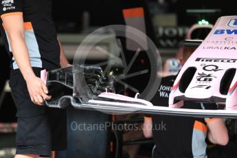 World © Octane Photographic Ltd. Formula 1 - Spanish Grand Prix. Sahara Force India VJM10. Circuit de Barcelona - Catalunya. Thursday 11th May 2017. Digital Ref: 1805LB1D8479