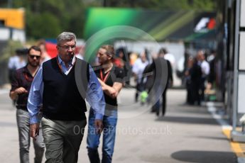 World © Octane Photographic Ltd. Formula 1 - Spanish Grand Prix. Ross Brawn – Public Face of Liberty Media. Circuit de Barcelona - Catalunya. Thursday 11th May 2017. Digital Ref: 1805LB1D8593