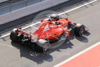 World © Octane Photographic Ltd. Formula 1 - Winter Test 1. Sebastian Vettel - Scuderia Ferrari SF70H. Circuit de Barcelona-Catalunya. Monday 27th February 2017. Digital Ref :1780CB1D2728