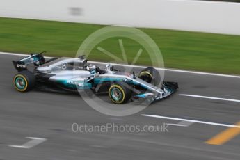 World © Octane Photographic Ltd. Formula 1 - Winter Test 1. Valtteri Bottas - Mercedes AMG Petronas F1 W08 EQ Energy+. Circuit de Barcelona-Catalunya. Monday 27th February 2017. Digital Ref :1780CB1D2736