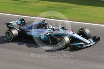 World © Octane Photographic Ltd. Formula 1 - Winter Test 1. Valtteri Bottas - Mercedes AMG Petronas F1 W08 EQ Energy+. Circuit de Barcelona-Catalunya. Monday 27th February 2017. Digital Ref :1780CB1D2753