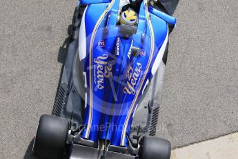 World © Octane Photographic Ltd. Formula 1 - Winter Test 1. Marcus Ericsson - Sauber F1 Team C36. Circuit de Barcelona-Catalunya. Monday 27th February 2017. Digital Ref :1780CB1D2787