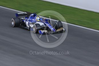 World © Octane Photographic Ltd. Formula 1 - Winter Test 1. Marcus Ericsson - Sauber F1 Team C36. Circuit de Barcelona-Catalunya. Monday 27th February 2017. Digital Ref :1780CB1D2796